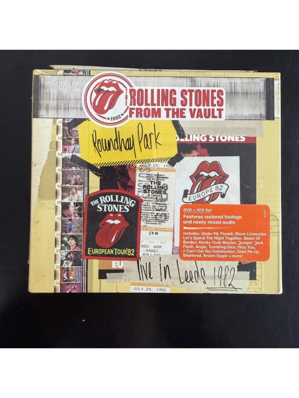 Rolling Stones From The Vault Roundhay Park Live in Leeds 1982 2CDs & DVD
